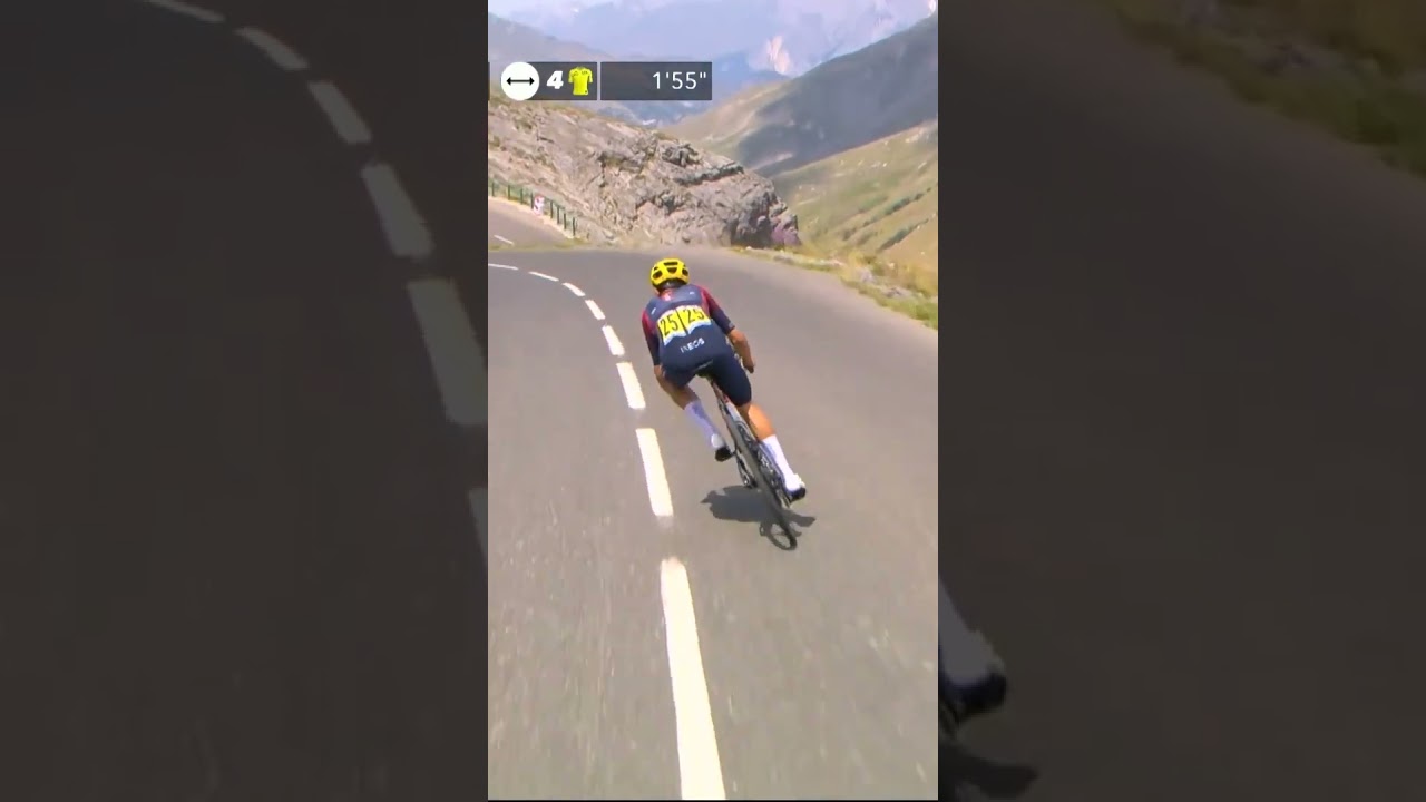 Is it 𝙢𝙚𝙨𝙢𝙚𝙧𝙞𝙨𝙞𝙣𝙜 or 𝙩𝙚𝙧𝙧𝙞𝙛𝙮𝙞𝙣𝙜 watching Tom Pidcock descending!? #cycling #TourDeFrance