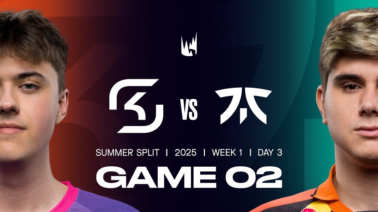 SK v FNC | 2025 LEC Summer | Week 1 Day 3 | SK Gaming vs. Fnatic Game 2