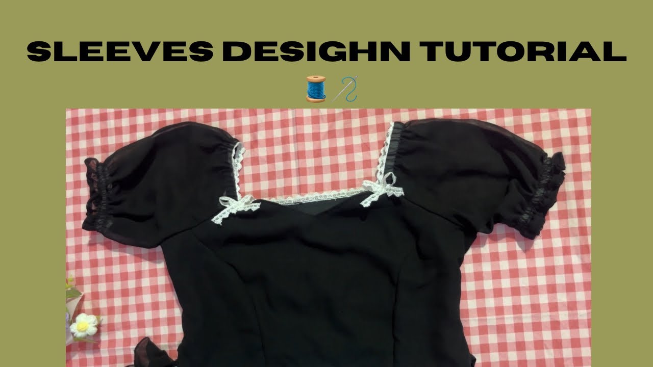 अलग से  बाहँ  onepiece मैं कैसे  जोड़े / sleeves desighn tutorial / trending sleeves pattern 
