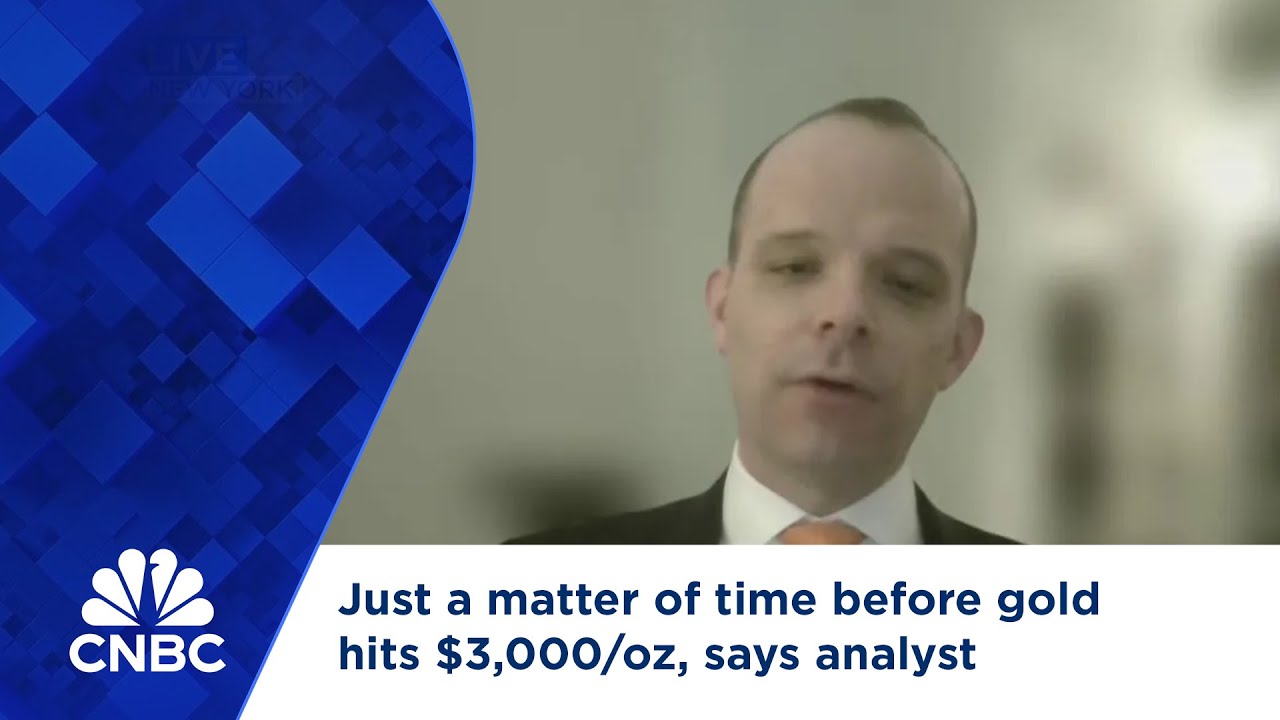 Just a matter of time before gold hits $3,000/oz, says analyst