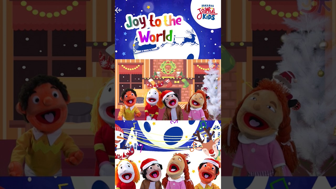 JOY TO THE WORLD~⛄#JakartaJoyfulKids #JJK #puppet #bible #jesus #harinatal #christmas #joytotheworld