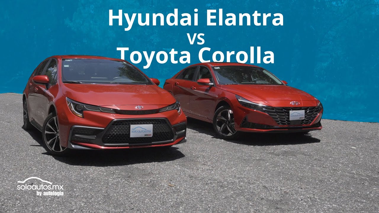 Hyundai Elantra vs Toyota Corolla - Test Técnico Comparativo - nuevo referente