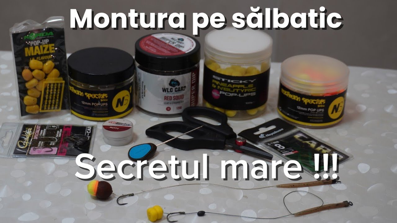 Montura Ideală și Echilibrată corect pentru pescuit pe apă curgătoare (sălbatic)!!!!