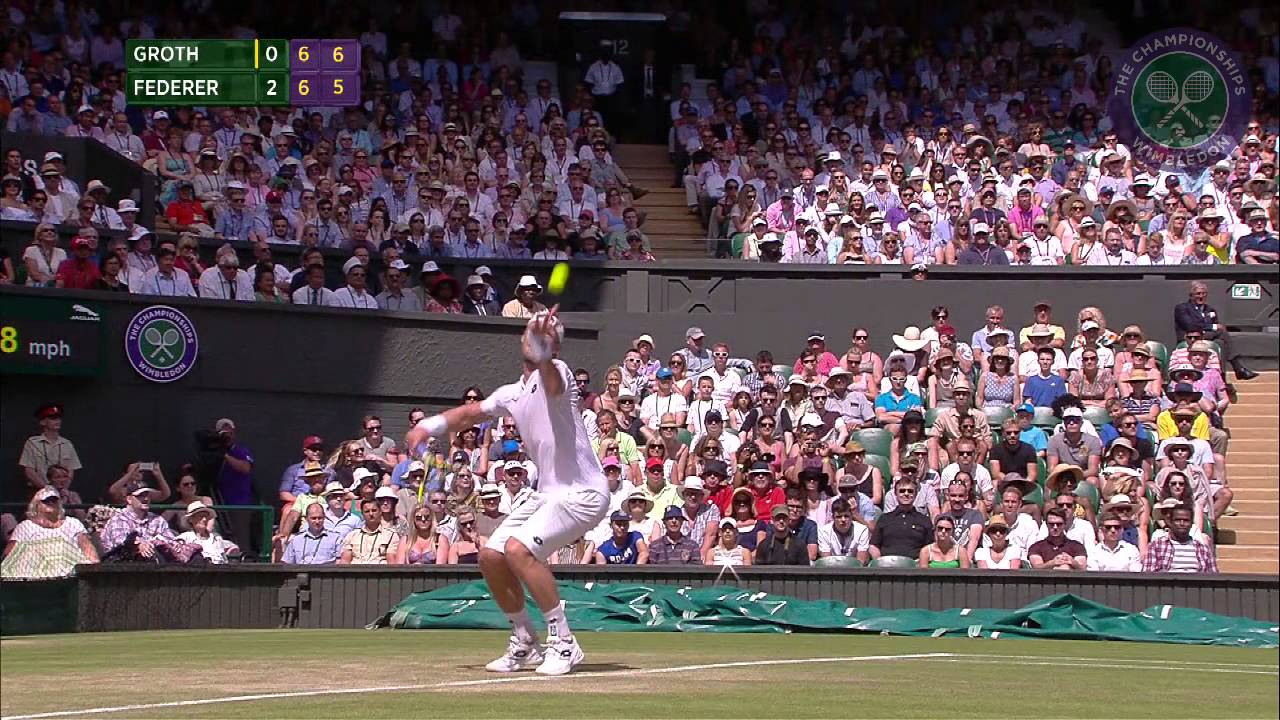 2015 Day 6 Highlights, Sam Groth vs Roger Federer