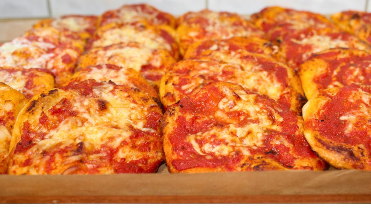 PIZZETTE ROSSE DA BUFFET COME AL FORNO 😋 FACILISSIME E PRONTE IN POCHISSIMO TEMPO