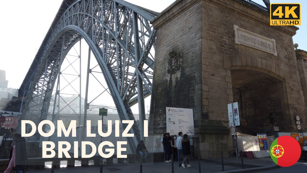[4K] City Walk PORTUGAL | Dom Luis I Bridge | Code&ccedil;al Stairs | Battle Square | PORTO
