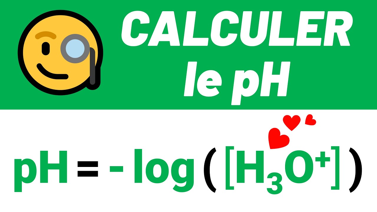 Comment CALCULER le pH ? ❤️ Formule à connaitre ! ❤️ Terminale | Chimie