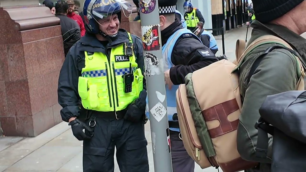 The NF EDF EDL & FAR RIGHT March in  Manchester 