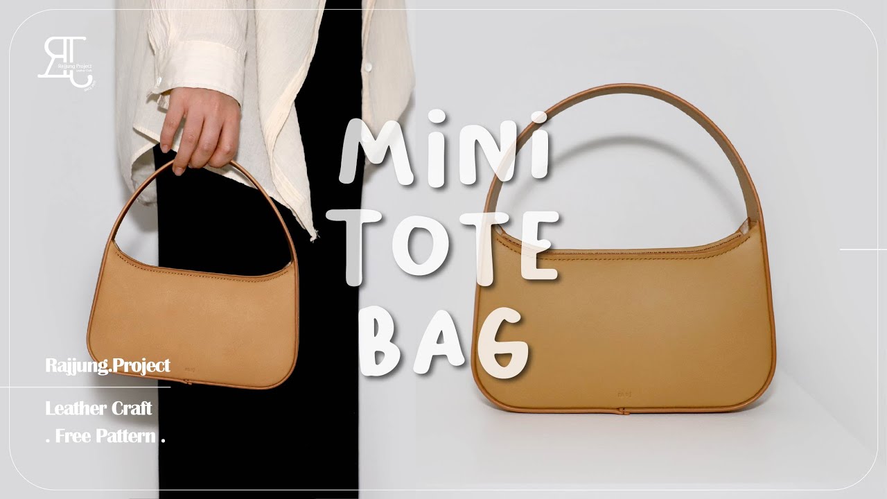 미니 토트백 만들기 / 가죽공예 독학 / Mini Tote Bag / Leather Craft