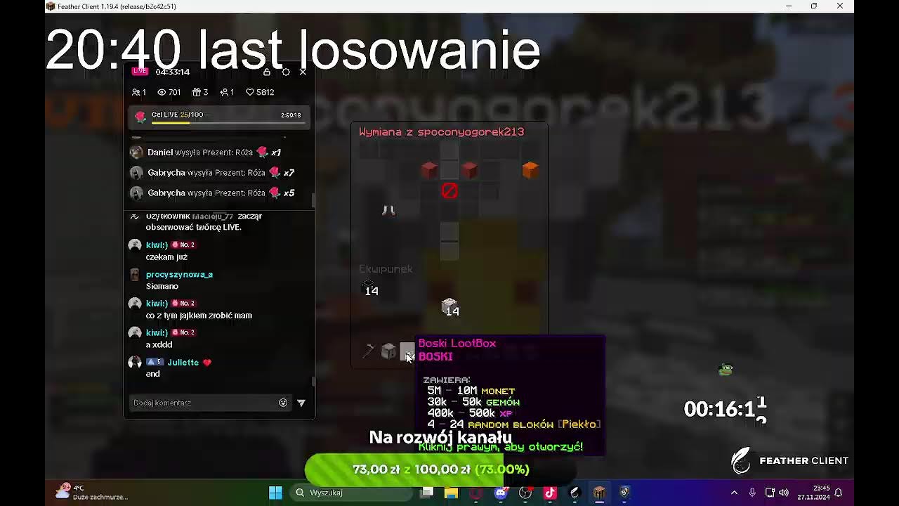 ClearMC.pl TAPCASH Losowanieee boskich lootbox&oacute;w
