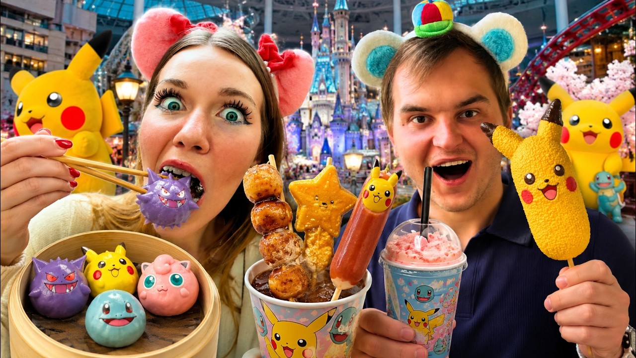 24 HODIN JÍME V NEJVĚTŠÍM KOREJSKÉM ZÁBAVNÍM PARKU!😱