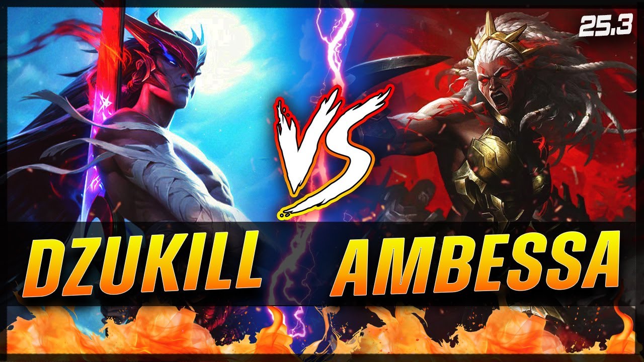 Dzukill - Yone vs Ambessa TOP #3 Patch 25.S1.3 - Grandmaster Yone Gameplay