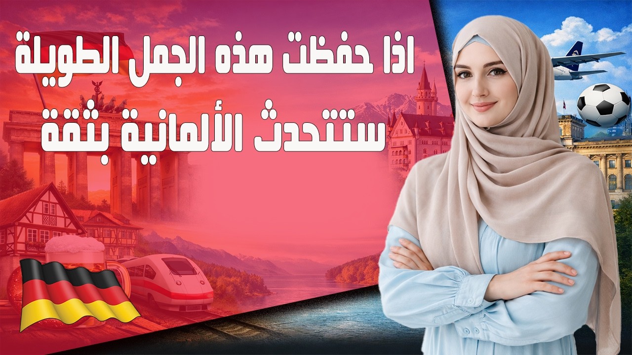 إذا حفظت هذه الجُمل الطويلة.. ستتحدث اللغة الألمانية بثقة 💬🇩🇪