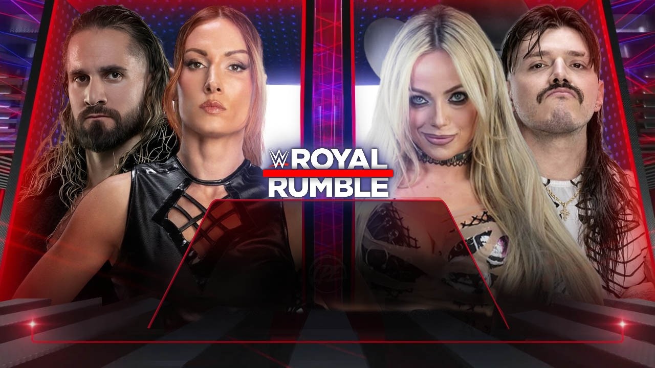 WWE2K | Seth Rollins & Becky Lynch vs. Liv Morgan & Dirty Dominik Mysterio | Mixed Tag Team Match