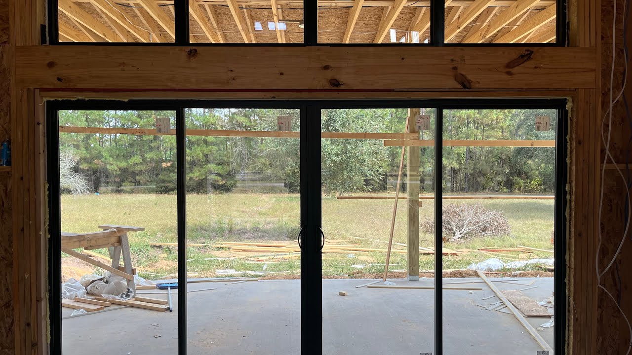 4 PANEL SLIDING PATIO DOORS #INSTALLATION #DIY #DOORS 