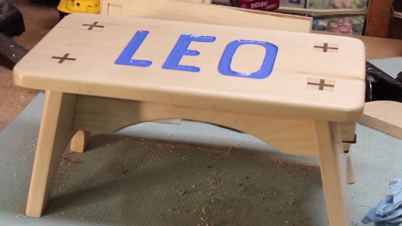 How I make a child's step stool with Japanese inspired joinery