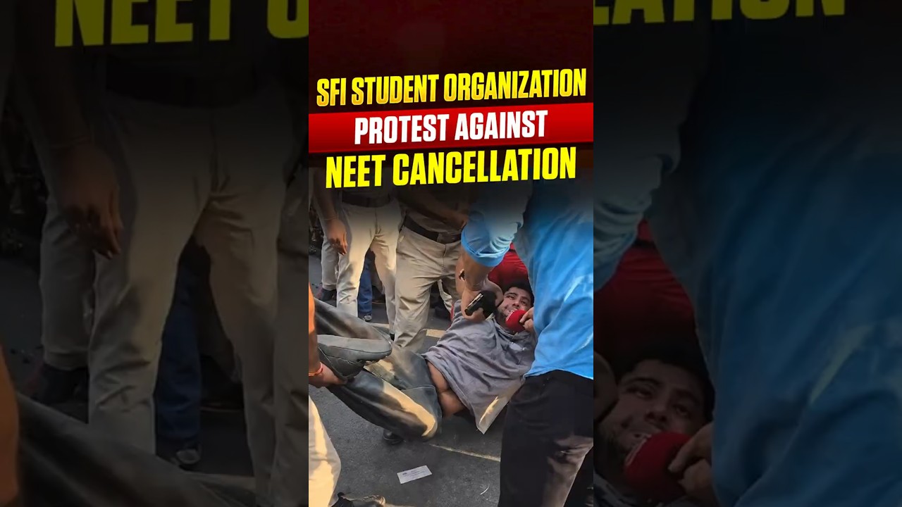 SFI Student Organization LIVE Protest Against NTA in Delhi 🚨 | NEET Delhi Protest |NEET Paper leak