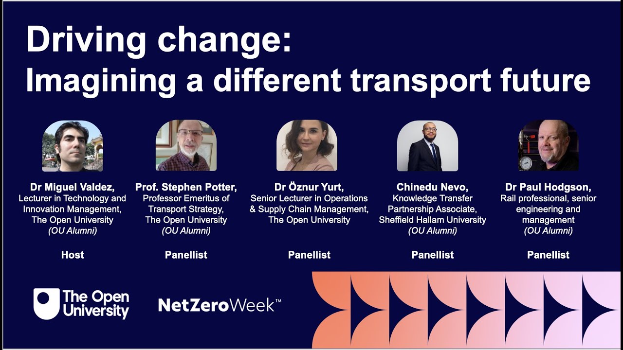 Net Zero Week Event | Driving change: Imagining a different transport future