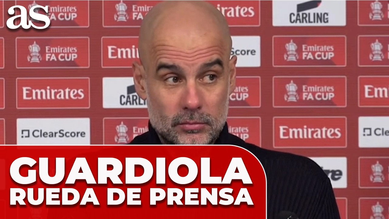 GUARDIOLA rueda de prensa tras el MANCHESTER CITY 2 - SALFORD 0 | FA CUP