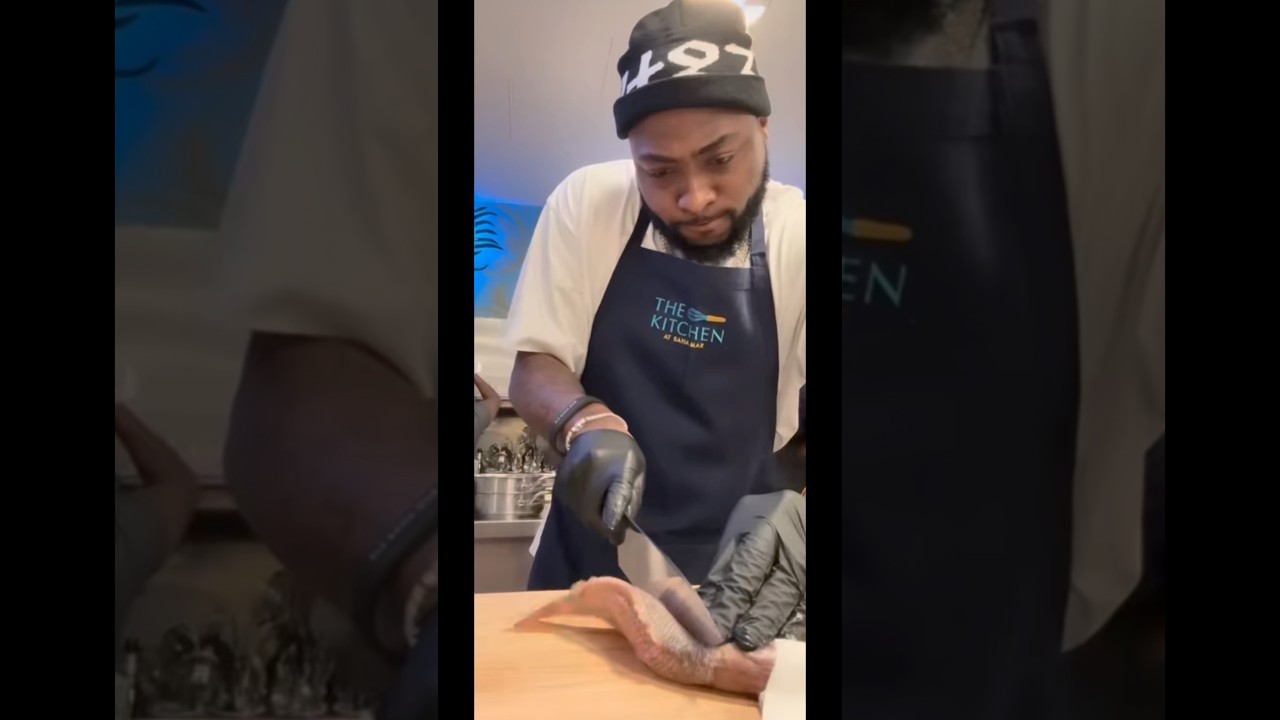 The way #davido turned to chef is Amazing. Chef #chioma should do music too #shorts #viral