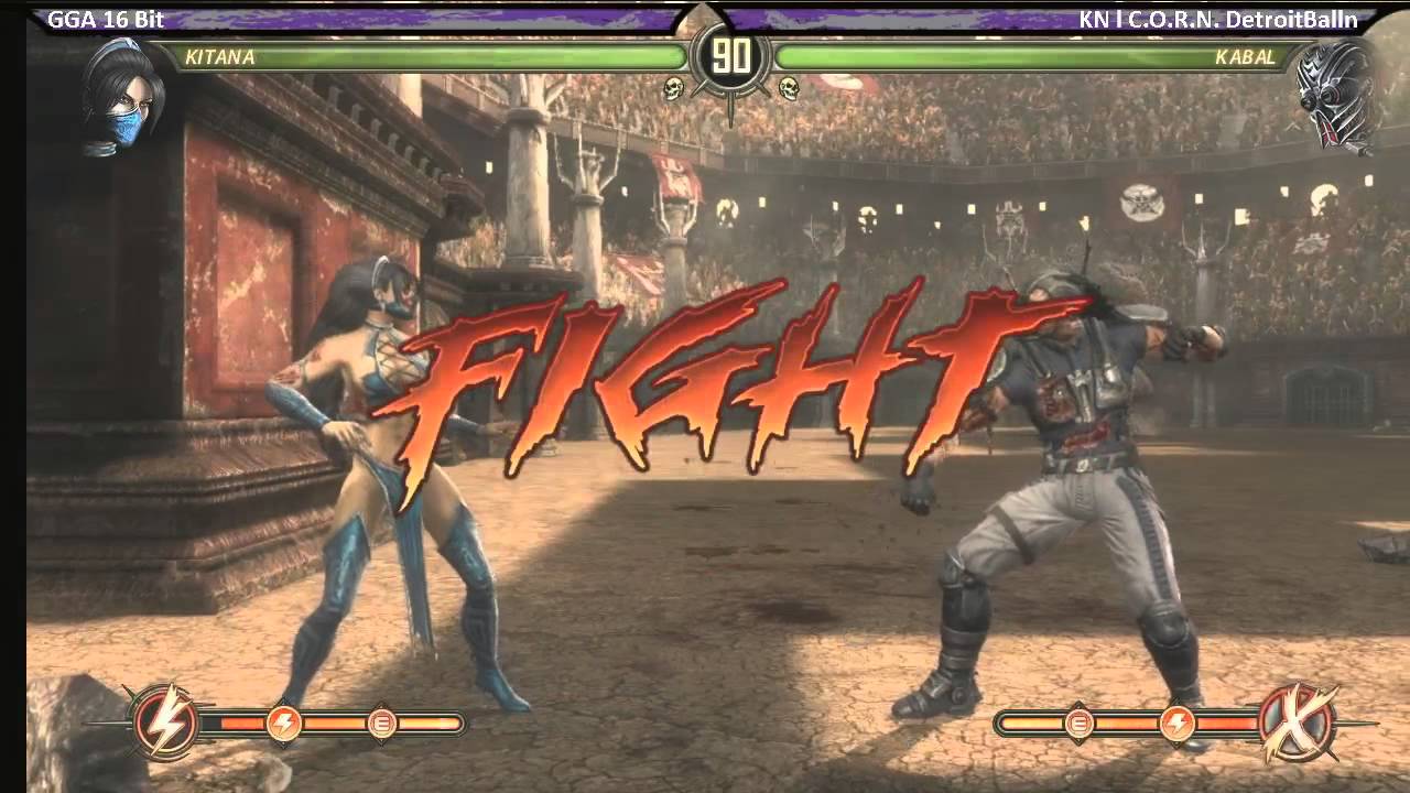 MK9 - SCR 2013 - GGA 16 Bit (Kitana) vs KN l C.O.R.N. Detroitballn (Kabal) - Top 8 LQF