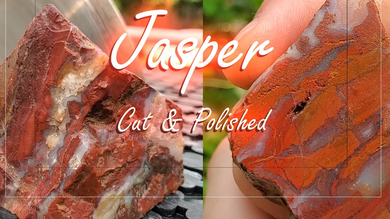 Cut and Polished Red Jasper