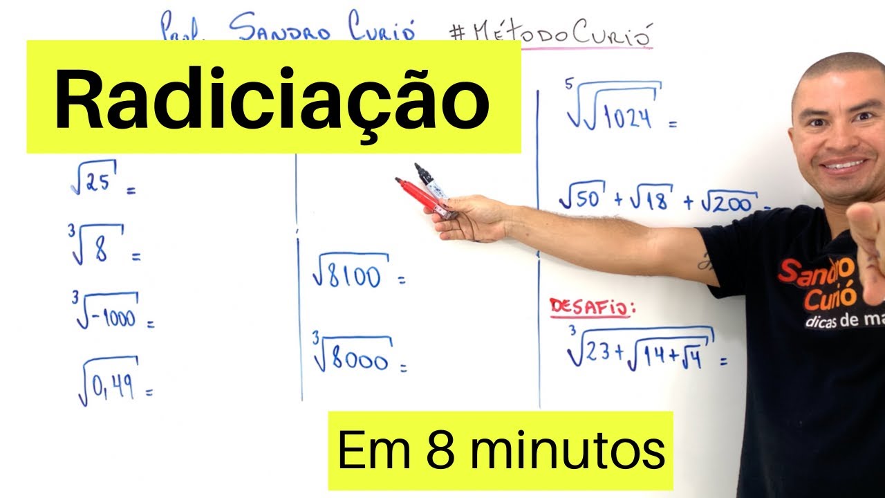 FÁCIL e RÁPIDO | RADICIAÇÃO EM 8 MINUTOS