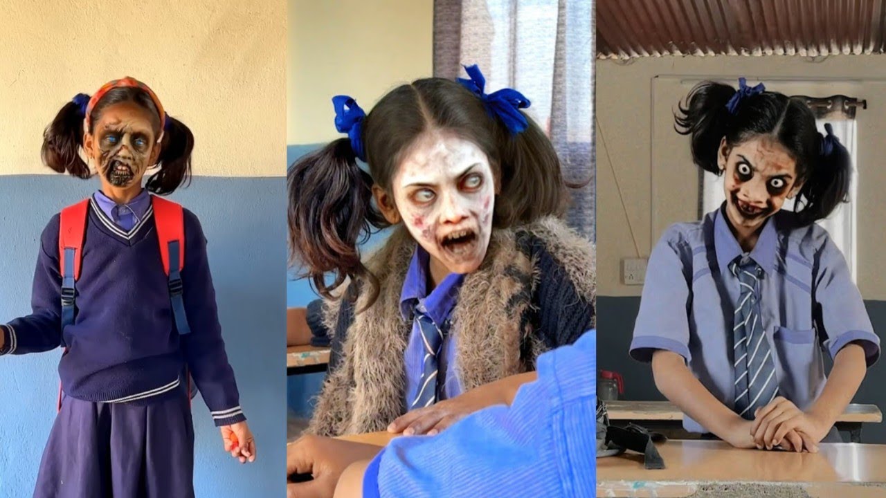 Doli Ban Gai Zombie 😱👹|| डोली बन गई ज़ोंबी | 😱👹 school ki funny horror comedy video #doli 