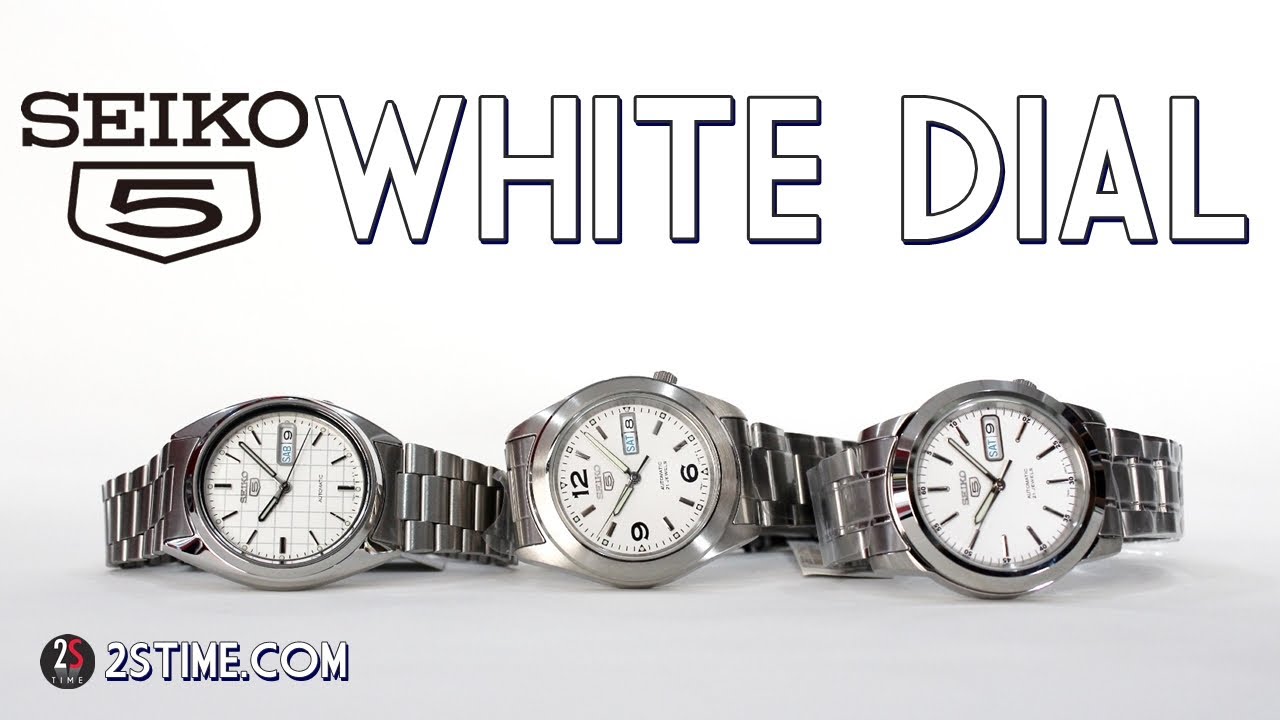 SEIKO 5 Series WHITE Dial | Classic Style Watch Under 200$