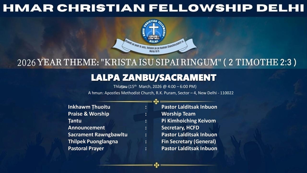 LALPA ZANBU / SACRAMENT - 15/03/2026