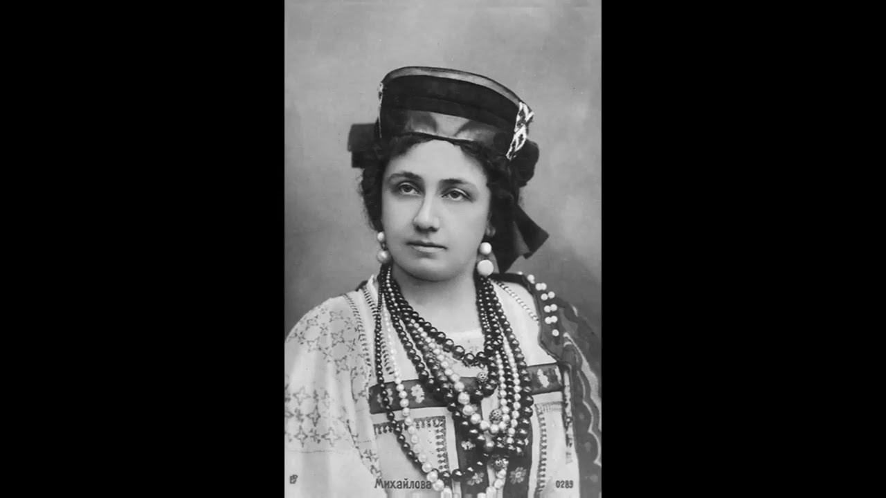 Maria Michailova (soprano) - Leise, leise (Der Freischutz - Weber) (1905)