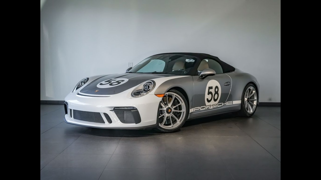 Porsche 911 Speedster 2019 года | 6-ступенчатая механическая коробка передач | Лифт передней оси