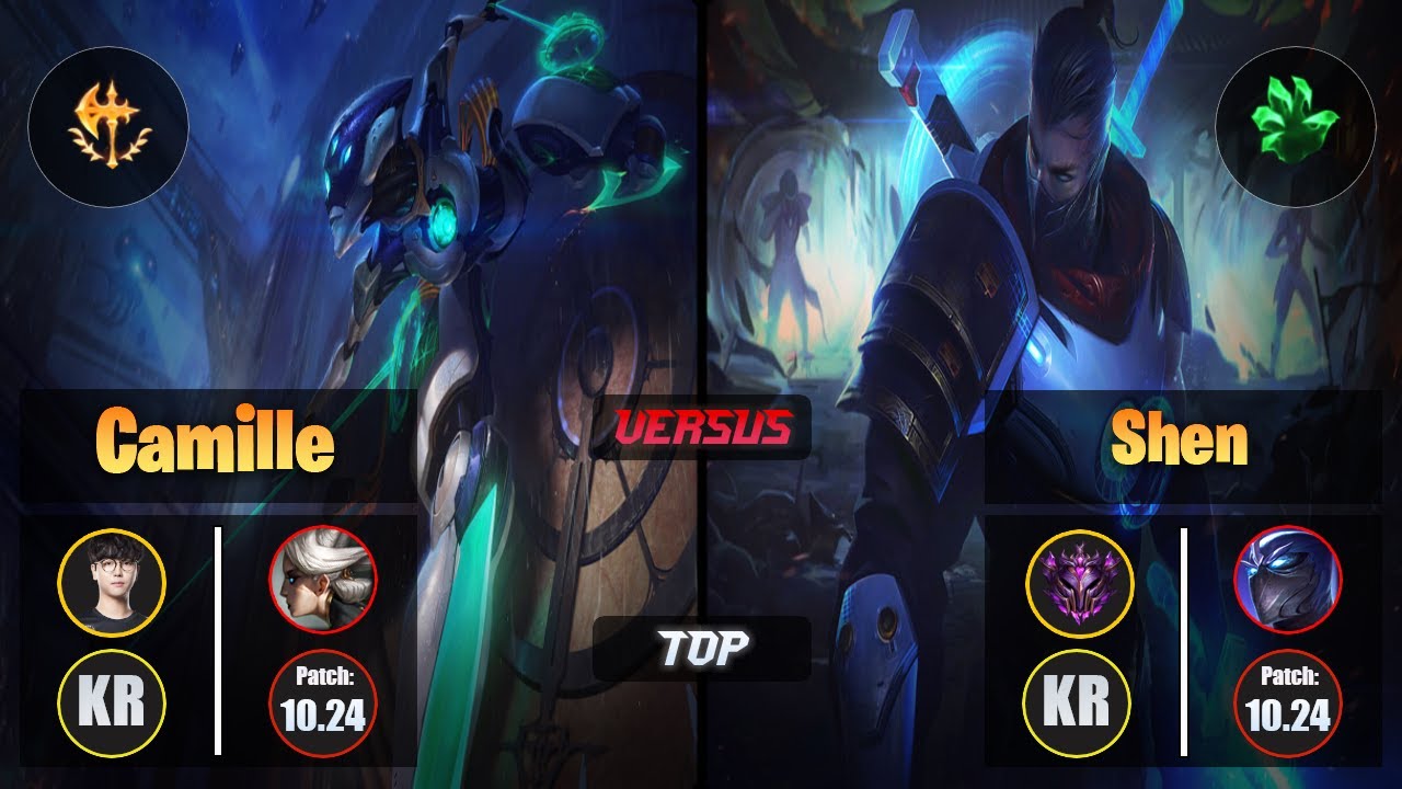Roach CAMILLE (Top) [Conqueror] VS SHEN - Master KR Patch 10.24