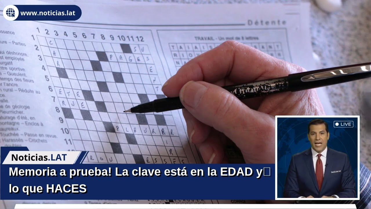¡Memoria a prueba! La clave está en la EDAD y lo que HACES