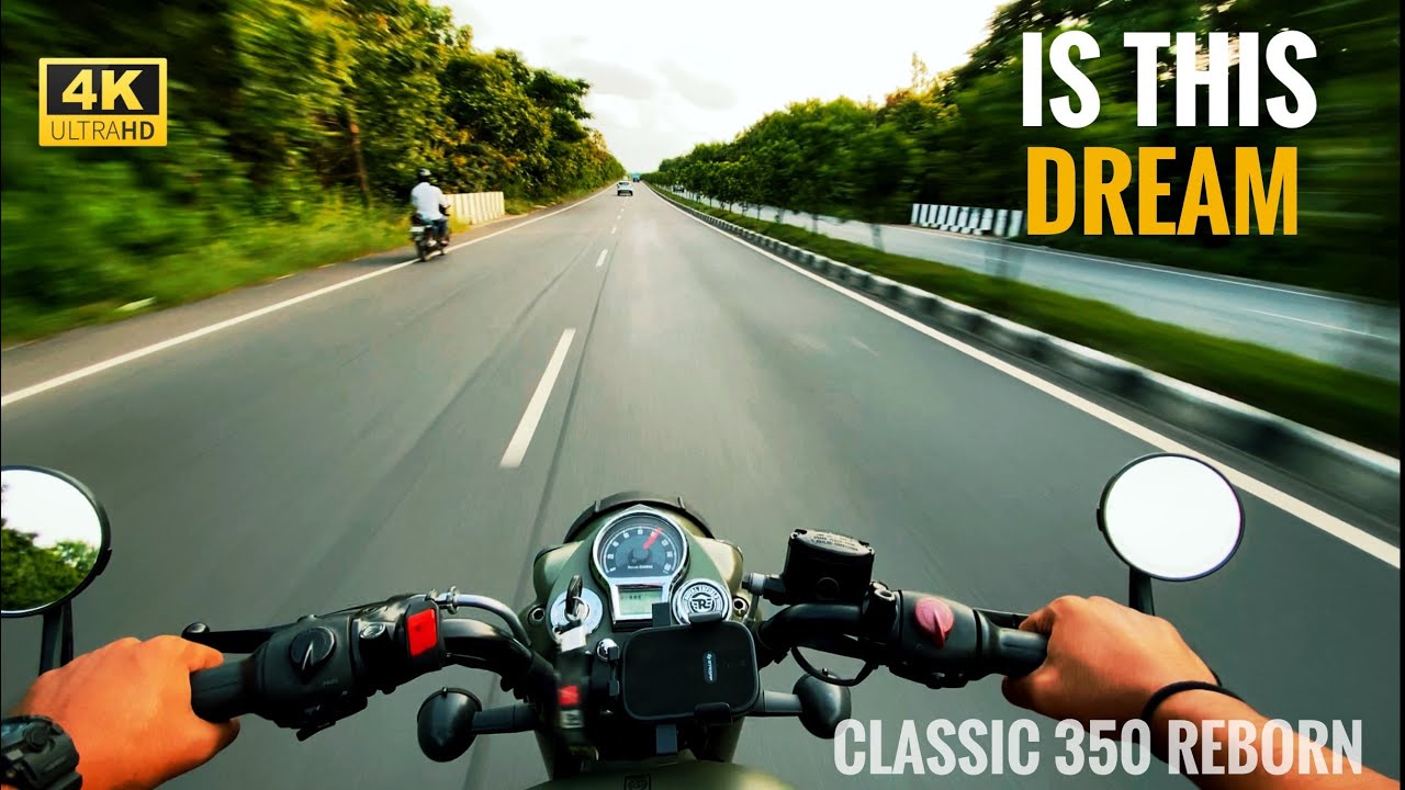 RE Classic 350 ASMR Ride Therapy | No Talking Raw Sound Only