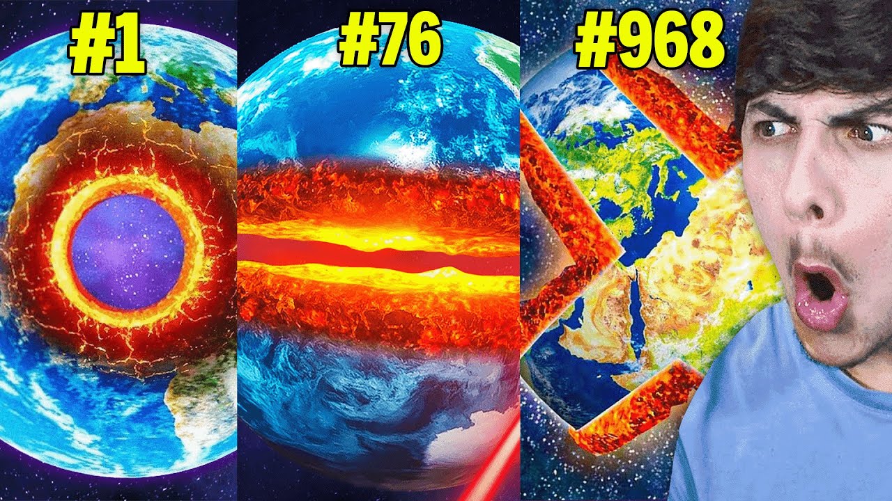 J'AI PASSÉ 100 HEURES À DÉTRUIRE LA PLANÈTE TERRE...