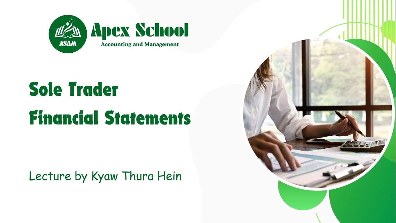 LCCI Level 1 & 2  |  Sole Trader: Financial Statements - Theories Part 2