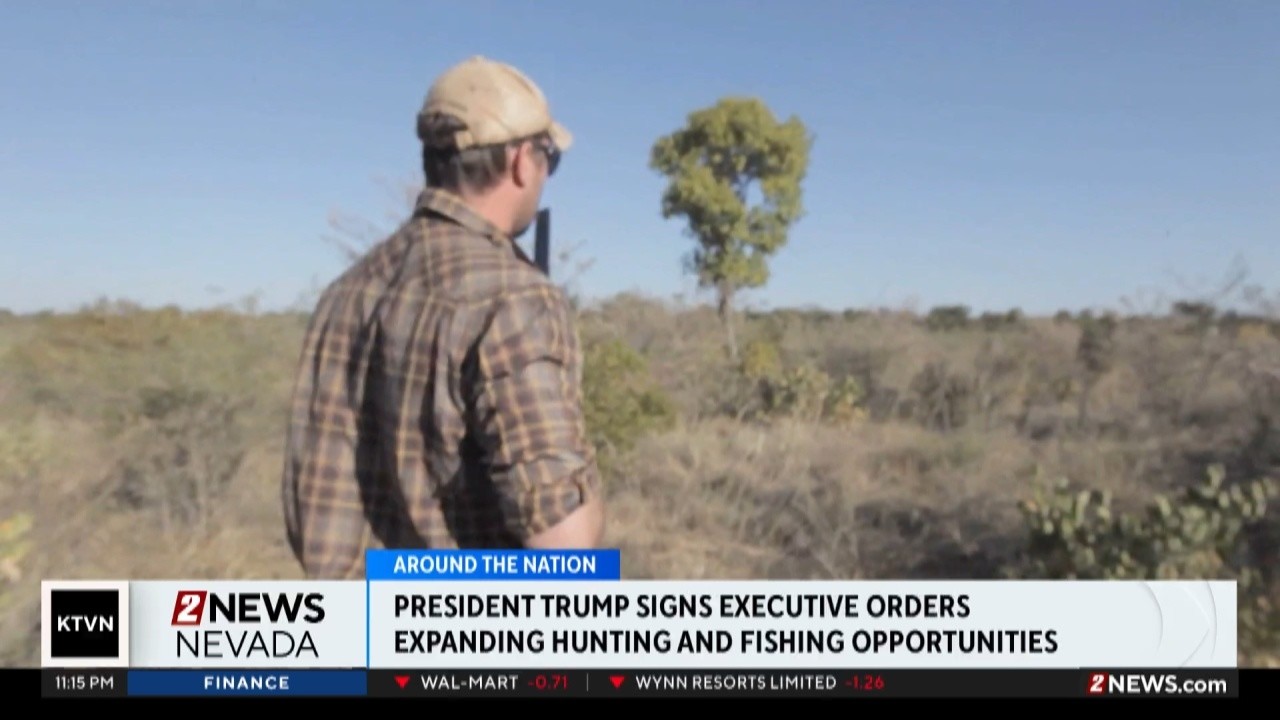 President signs hunting and fishing executive orders