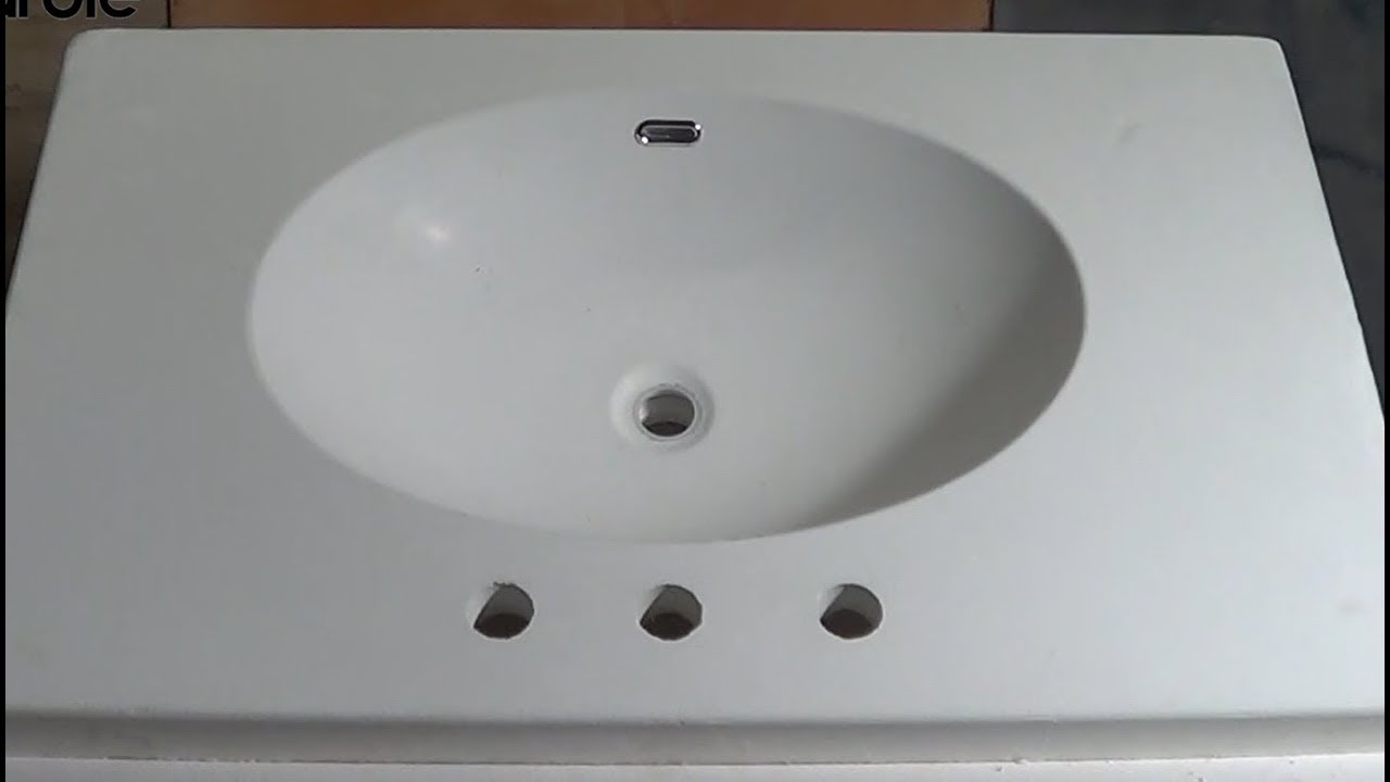 How to Make a Concrete Sink With an Overflow System