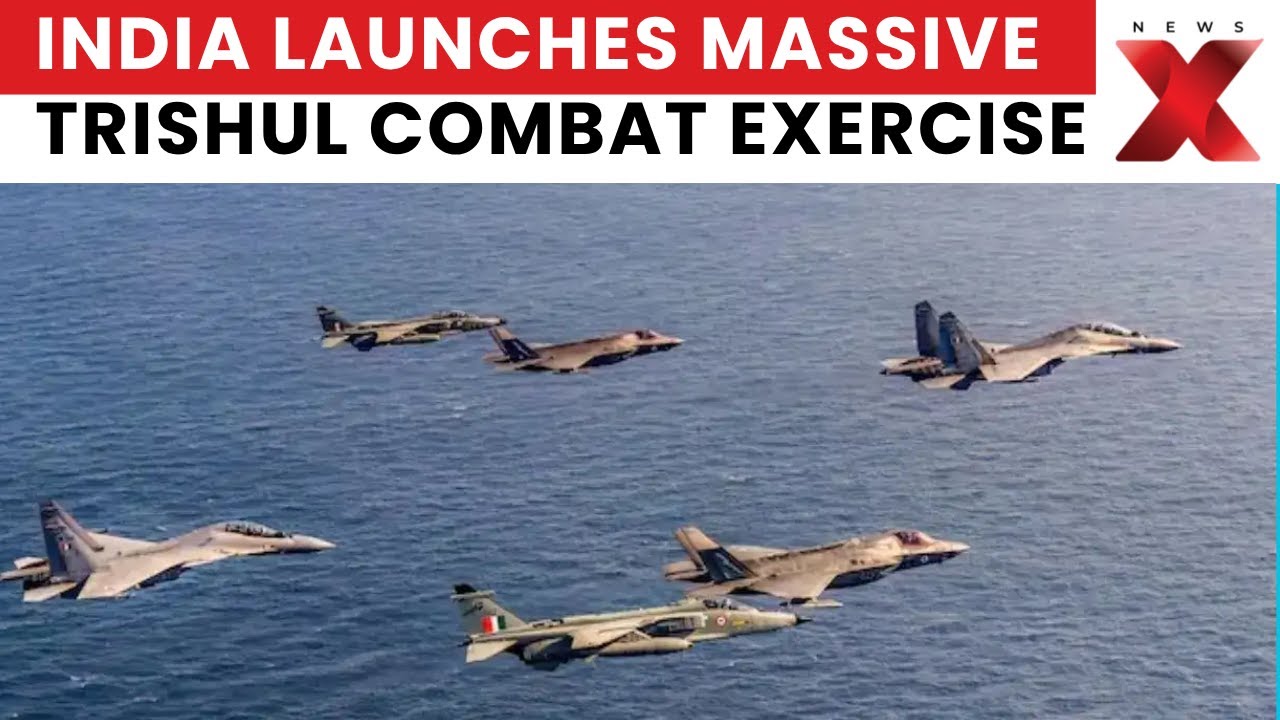India Launches Trishul 2025 Tri-Service Exercise Along Western Border Amid Rising Tensions | NewsX