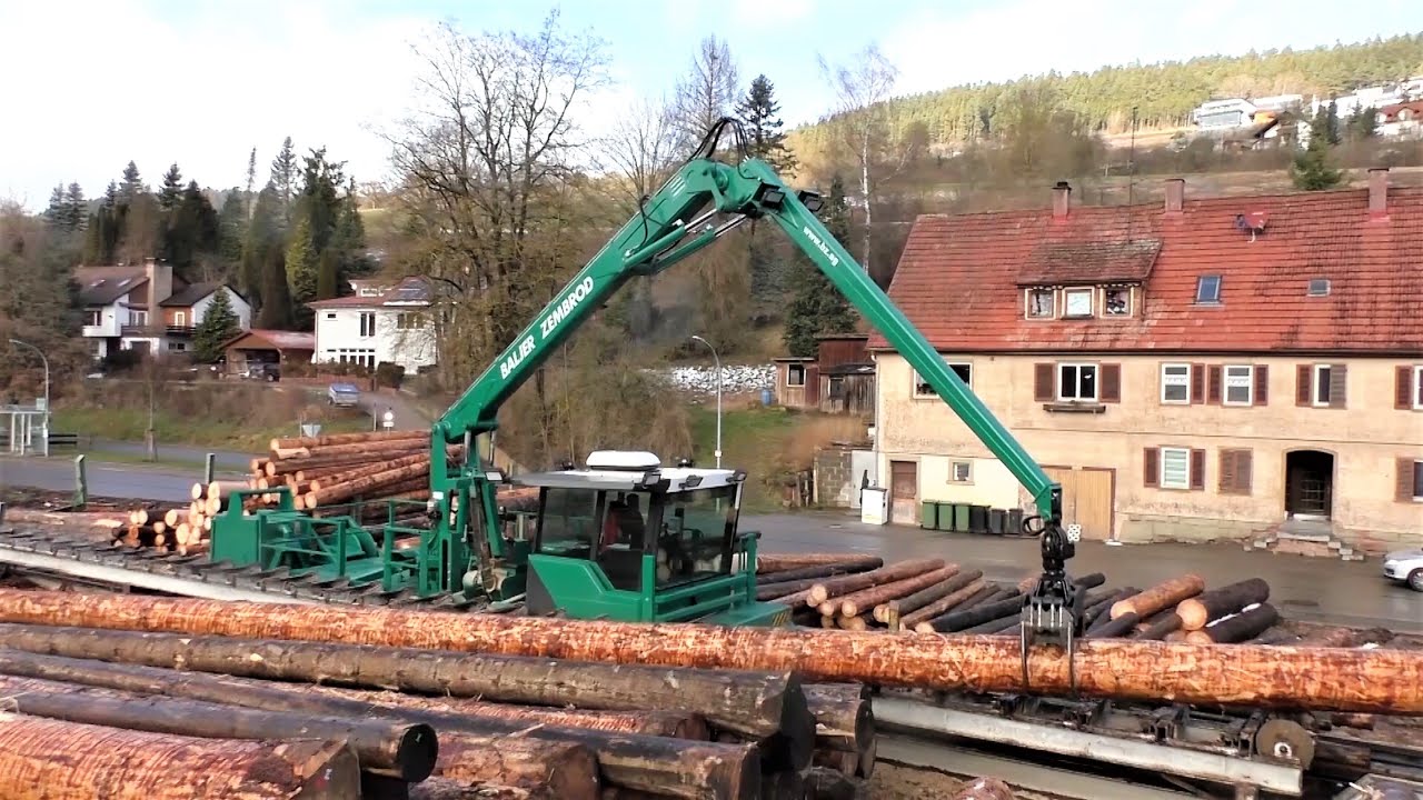 RSTW OBX, Rundholzsortier- und Transportwagen / Round wood sorting and transporting carriage