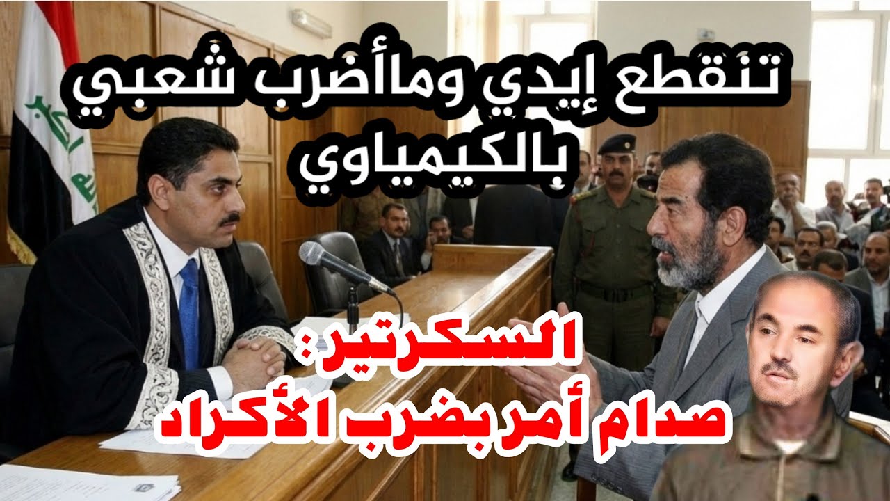 صدام حسين أمام القاضي: لو تُقطع رقبتي لن أضرب شعبي بالكيمياوي والسكرتير يتهم الرئيس