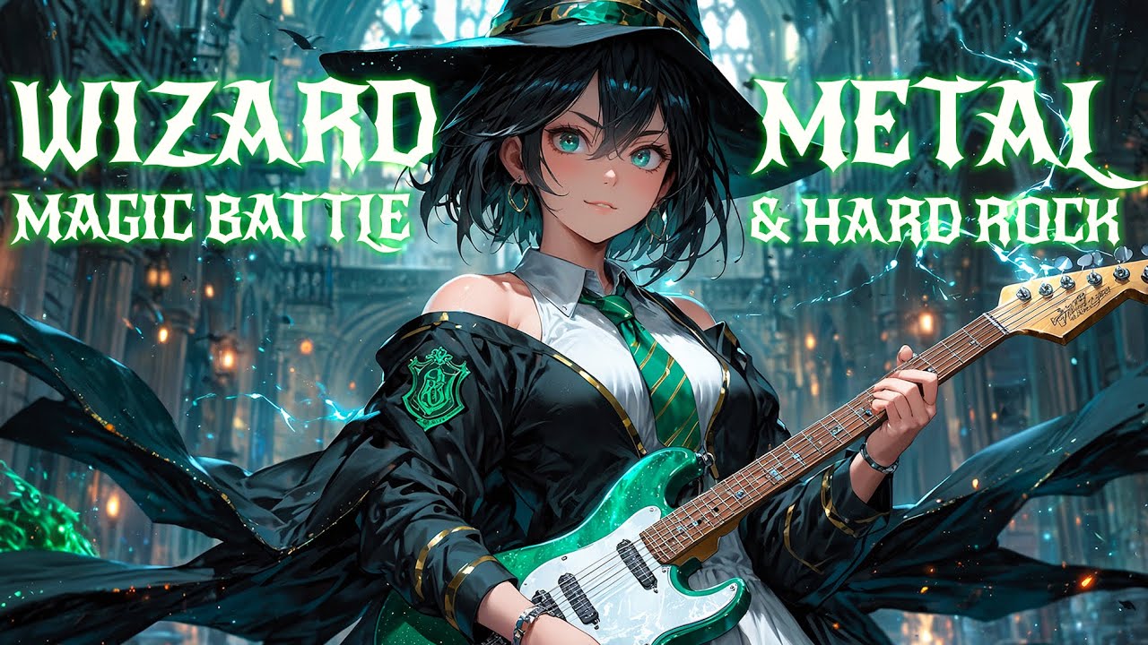 WIZARD METAL ⚡ 2 Hours Epic Metal & Rock Symphony 🎸 Magic Battle Fantasy  for Study Work & Workout