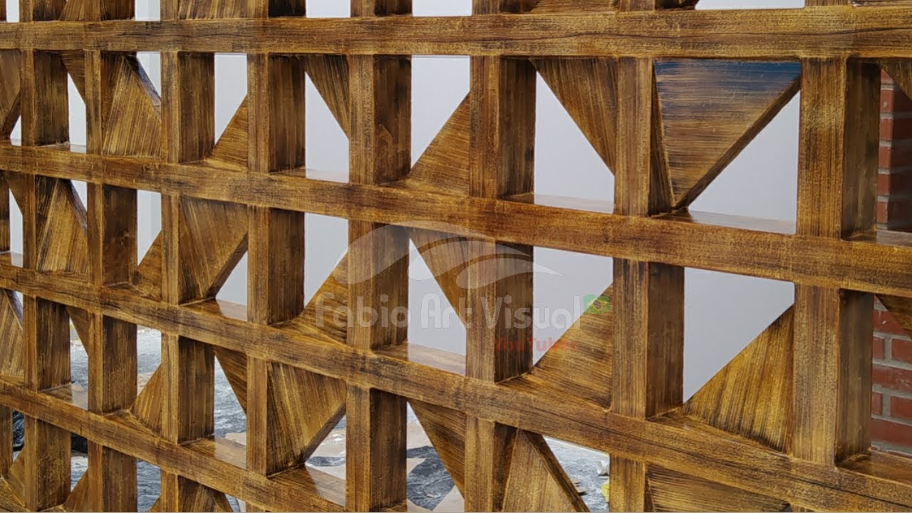 PINTURA DECORATIVA  EFEITO MADEIRA - IMITAÇÃO REALISTA