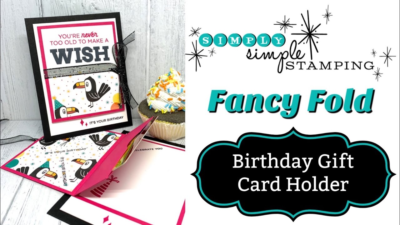 How to Make A FUN Birthday Gift Card Holder