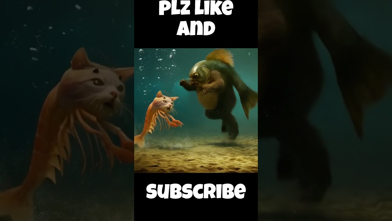 Fighting in the Ocean | #shorts #viral #aimade #ocean