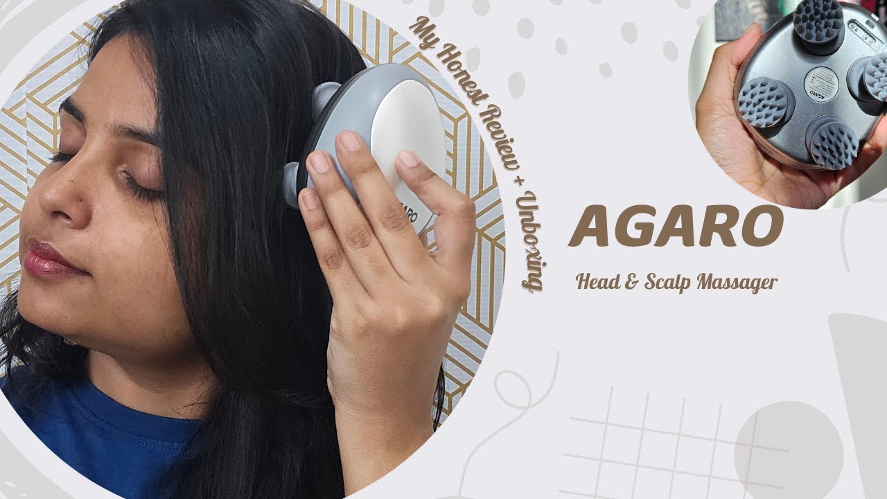 Head Massager that Massages & Promotes Hair Growth | AGARO Rechargeable Scalp Massager + Unboxing