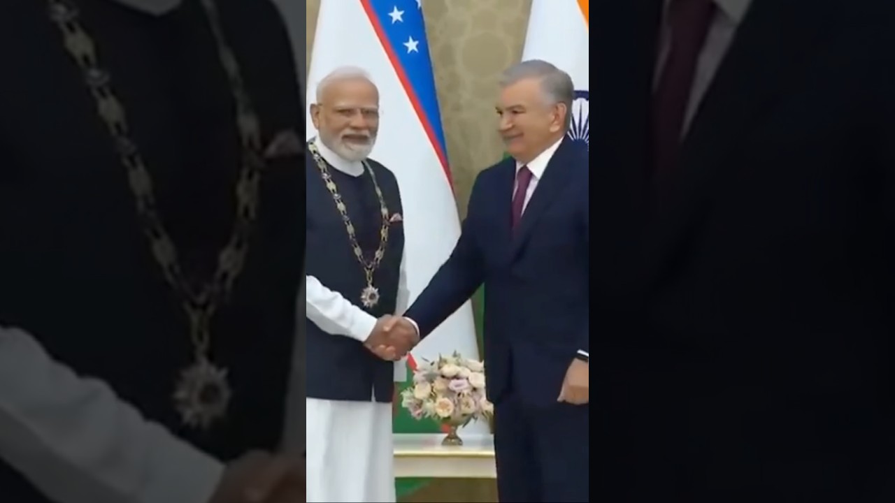 PM Narendra Modi Honoured With Uzbekistan&rsquo;s Highest State Award | Order of Oliy Darajali Dustlik