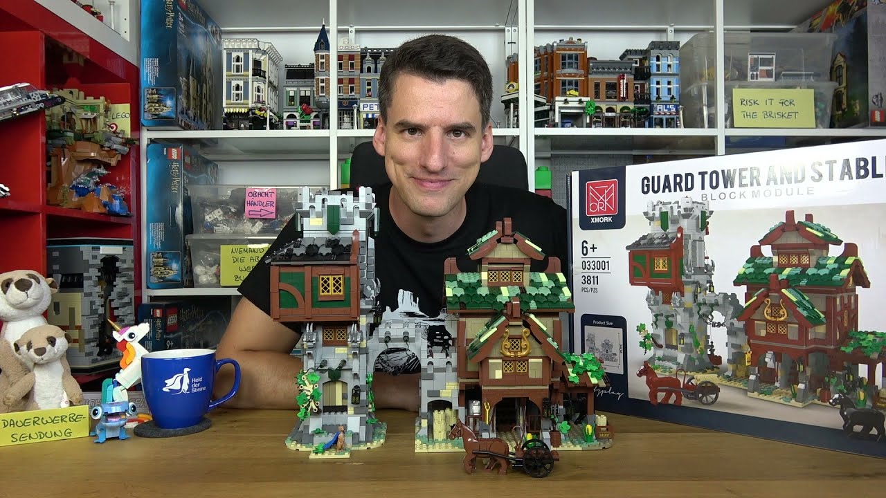 Eine schön umgesetzte Kooperation, aber mit 180€ zu teuer: Mork® 31001 Wachturm und Stall