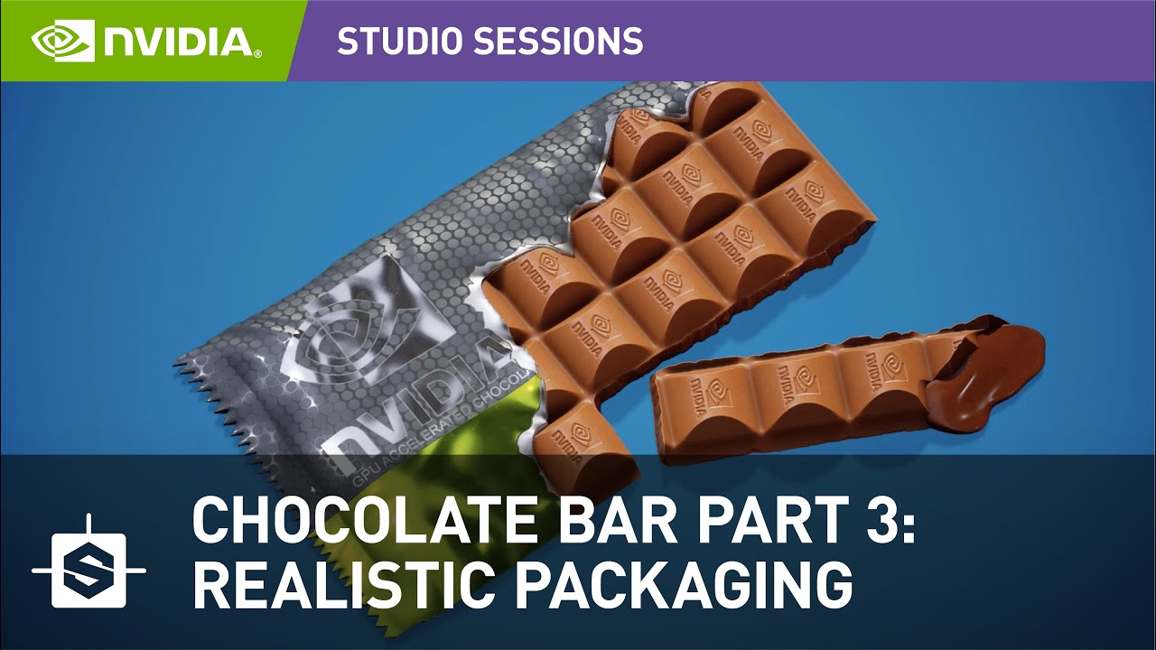 Design a 3D Chocolate Bar - Part 3: Realistic Packaging | Substance Designer w/ Daniel Thiger